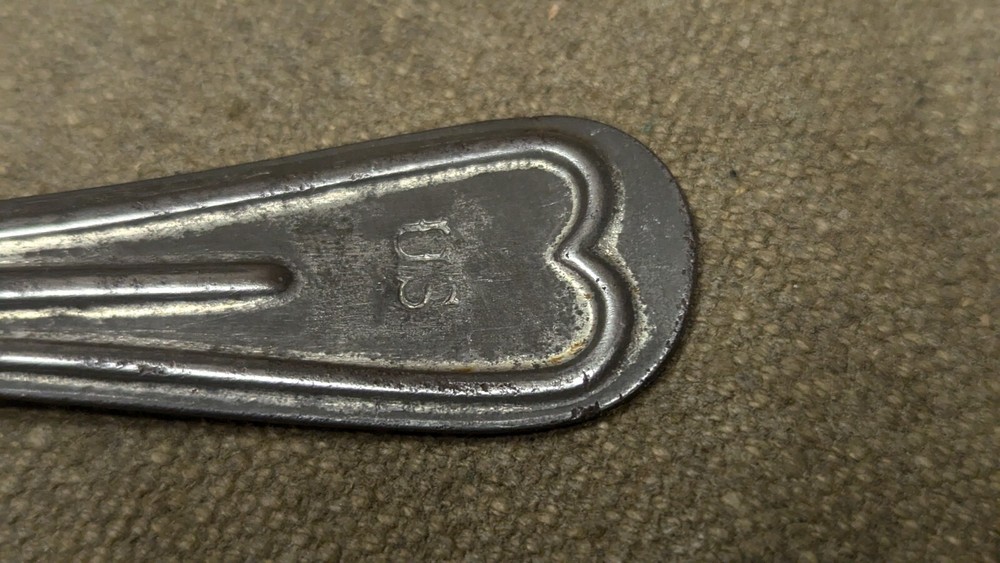 WWI US Army steel mess kit Fork