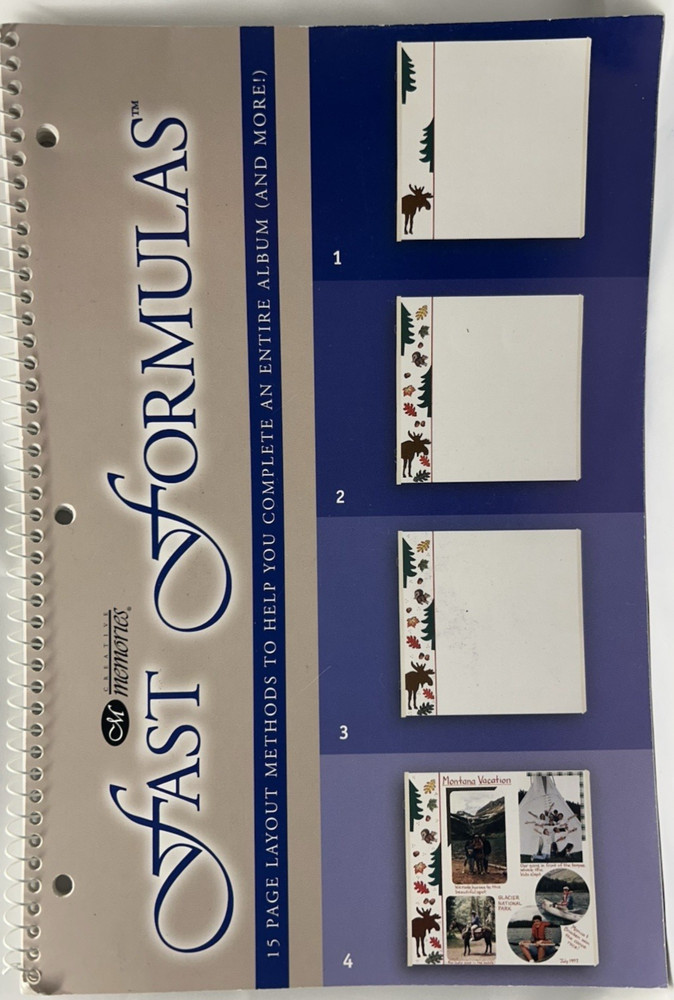 Creative Memories Fast Formulas Border Layout Book Ruler Bundle