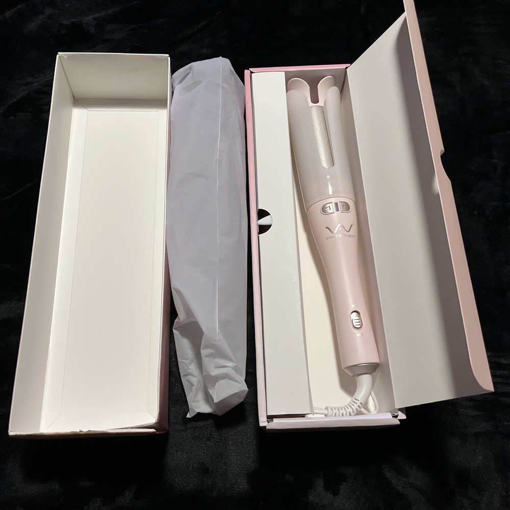 VAV Automatic Curling Iron, Automatic Rotating for Long/Medium Hair 1.25” Barrel