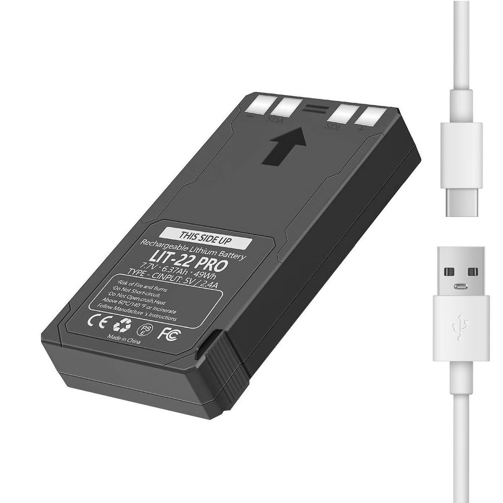 3-Pack Rechargeable LIT-22 Battery Compatible For Trail Camera Flex-M Flex G-36