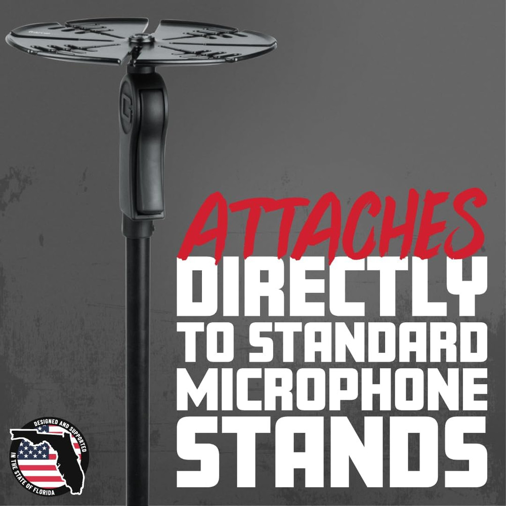 Microphone Stand Cable Hanger & Organizer, Prevents Cables from Over-Coiling or