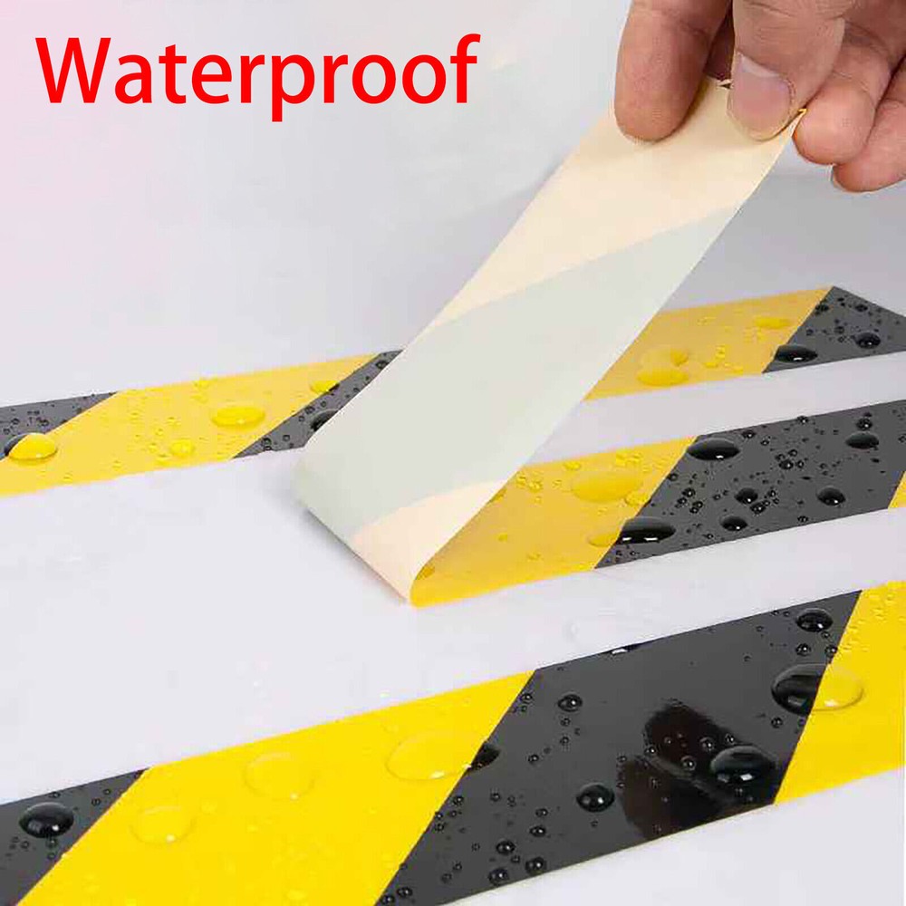 Self Adhesive Floor Safety Security Warehouse PVC Hazard Warning Rolls