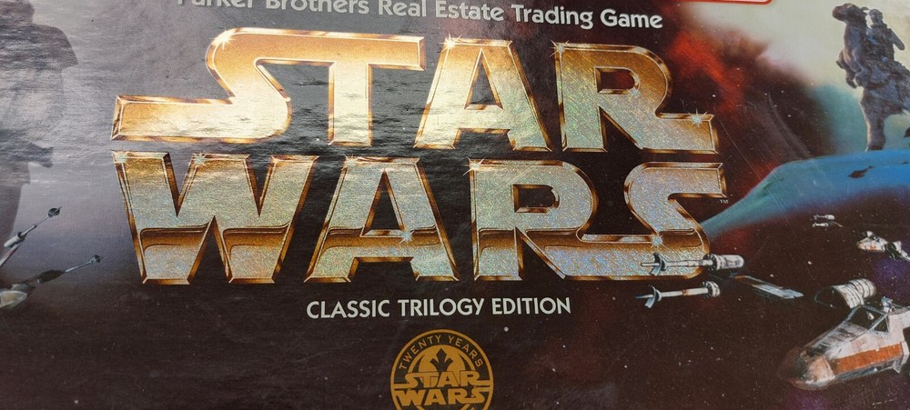 Star Wars Monopoly Classic Trilogy Edition replacement board, money and box