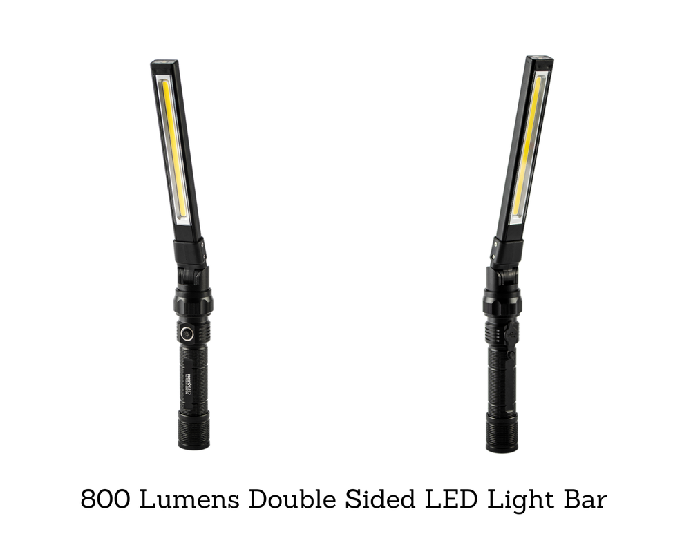 800 Lumen Double-Sided Foldable Rechargeable LED Slim Bar Work Light, NextLED