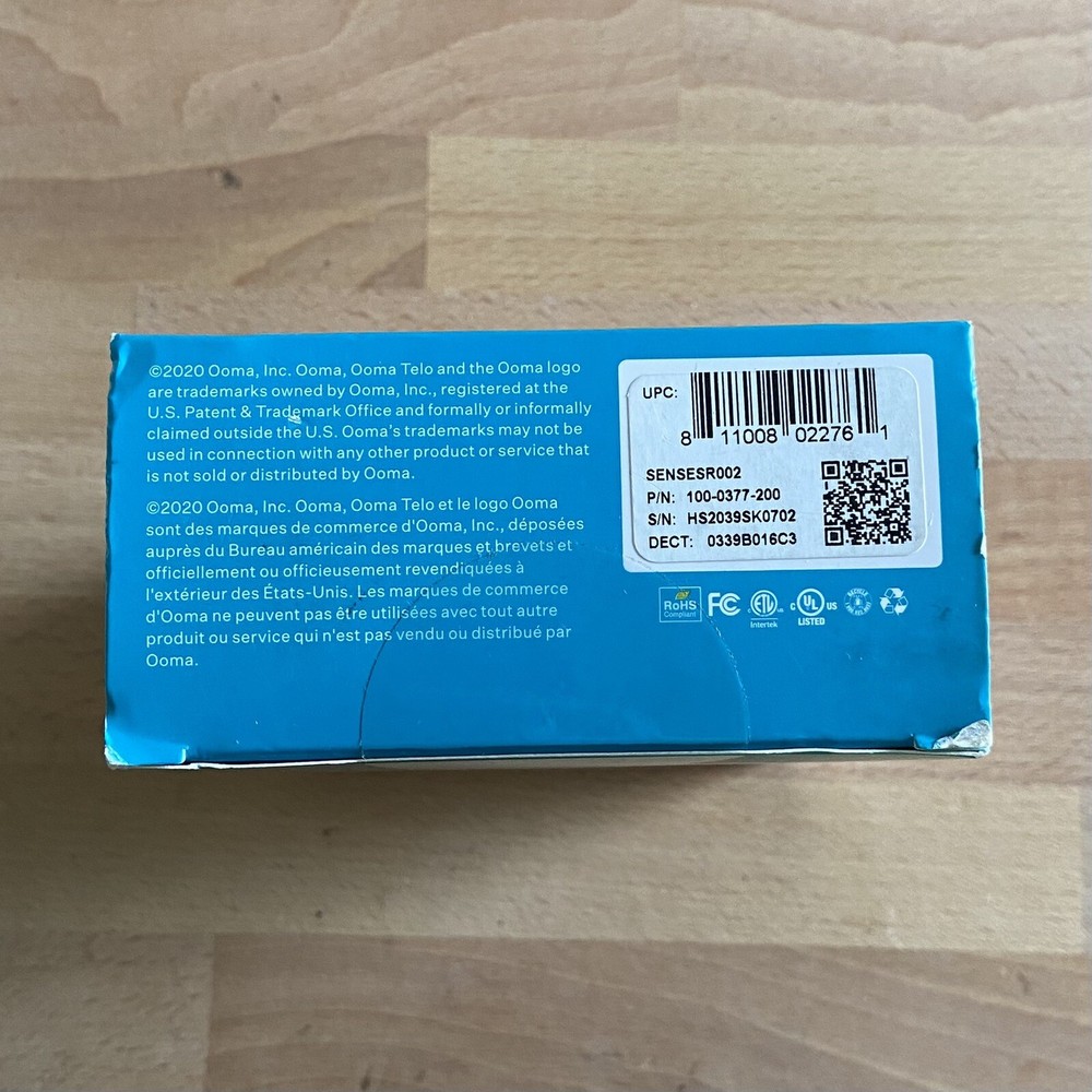 Ooma Smart Security Siren 2 - Works with Smart Home Security - New