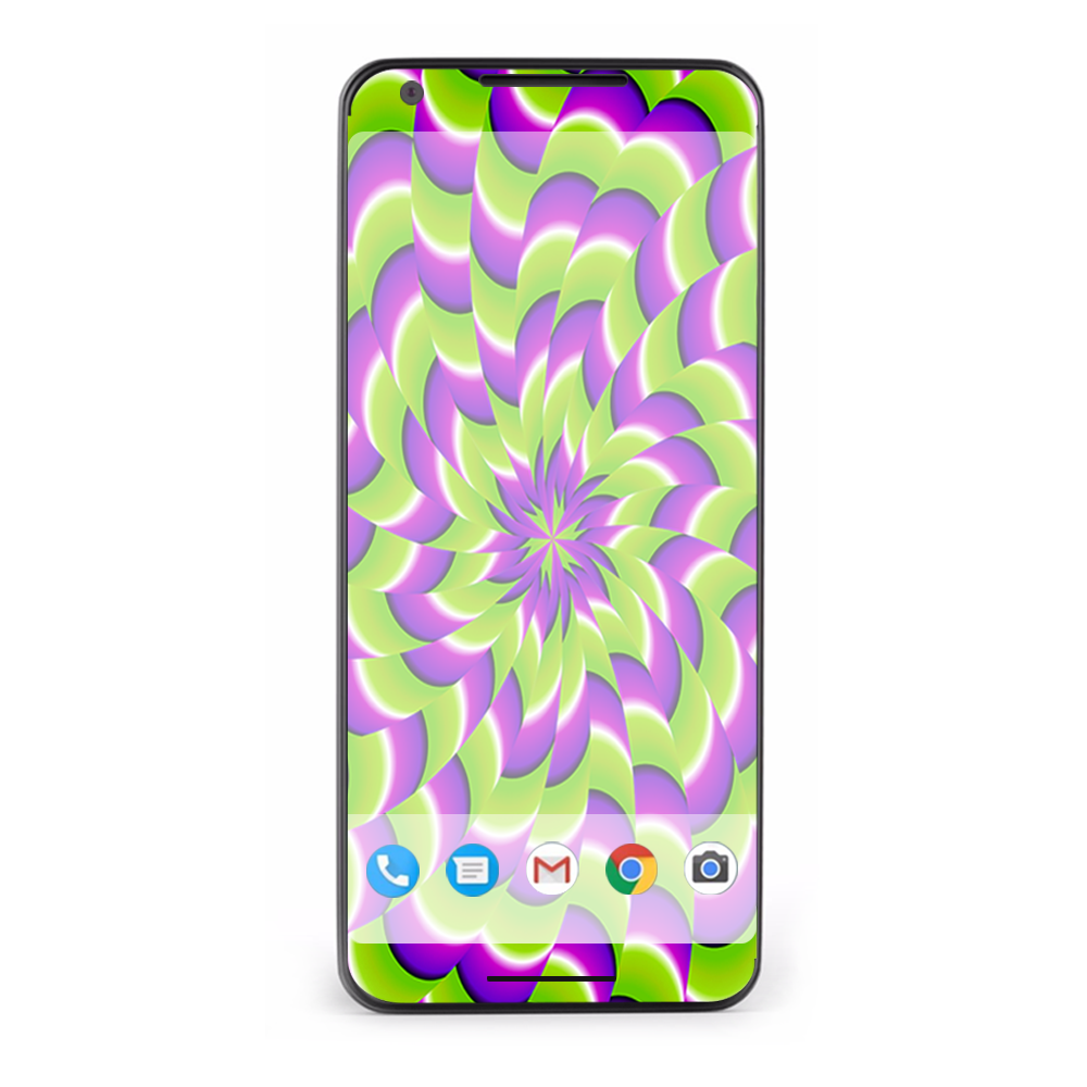 Google Pixel 2 Skins Decal Wrap Trippy Psychedelic Motion swirl