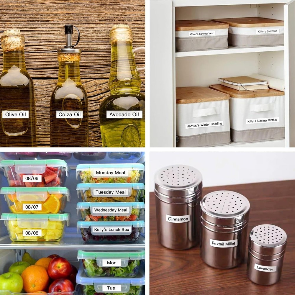 Compact E10 Bluetooth Label Printer with 35 Fonts & 1K Icons for Quick Labeling