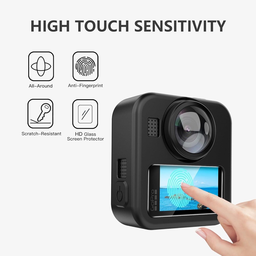Silicone Protective Case for GoPro Max 2 with Open-Vent Design & Protective
