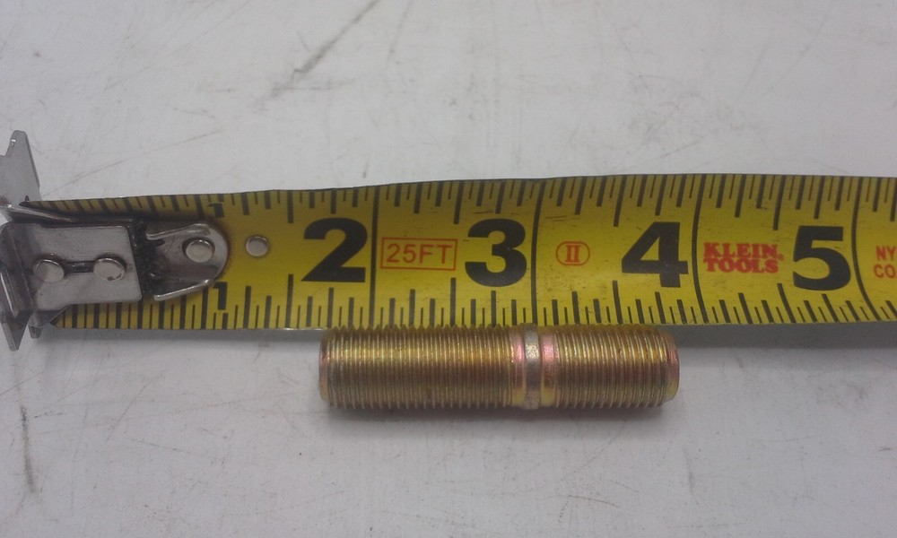 Wheel Stud Screw-in 1/2"-20 Dia 2.00" Long Fine Thread