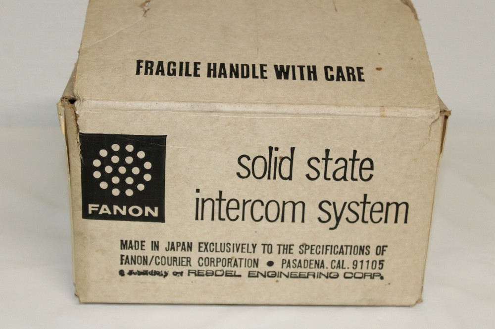 NOS NIB Fanon Courier Director 1 Solid State Intercom Remote Station