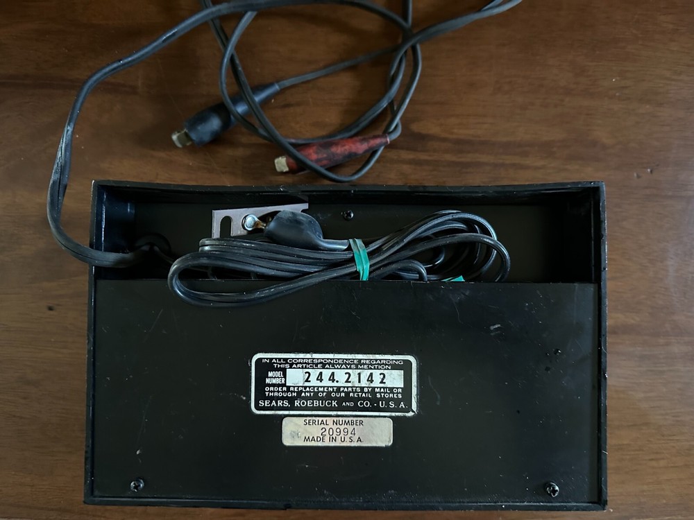 SEARS Vintage Deluxe Auto Analyzer Model 244.2142