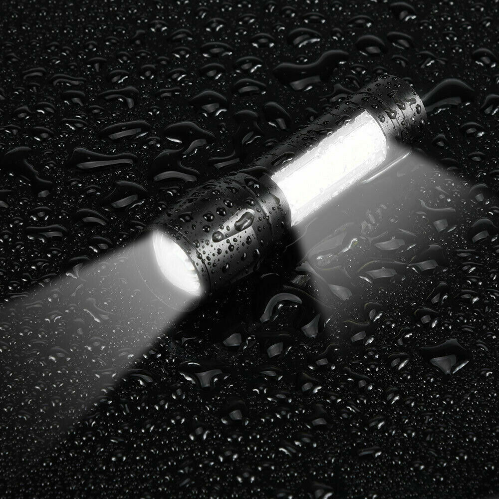 3 Pack Tactical LED Flashlight High Powered 3 Mode Zoomable Rechargeable Lamp