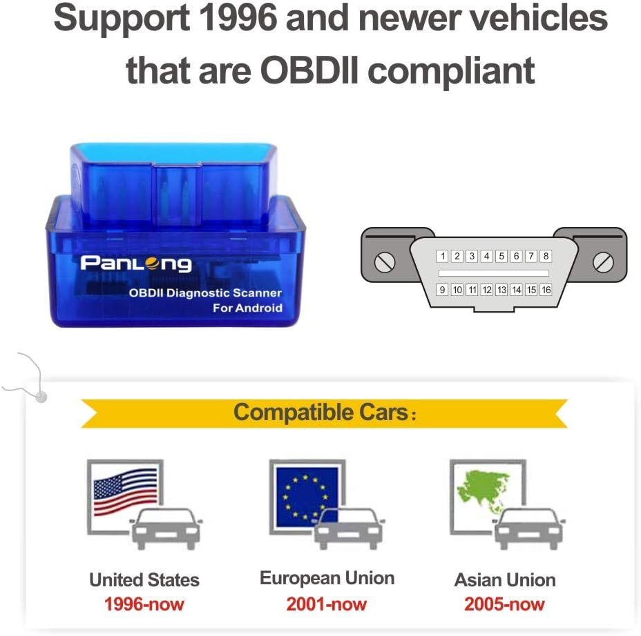 Escaner Obd2 Bluetooth Obdii Herramienta De Diagnostico Lector De Codigo De ...