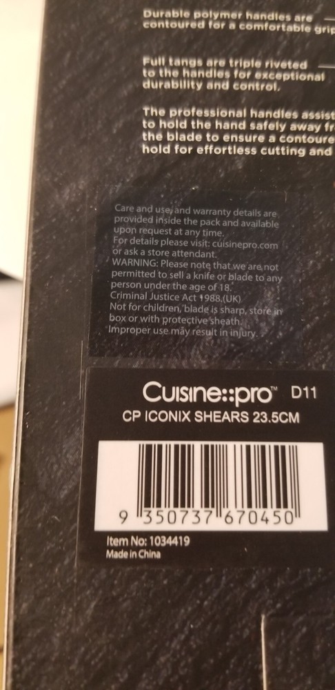 CUISINE :: PRO® Iconix 9" Shears Brand new