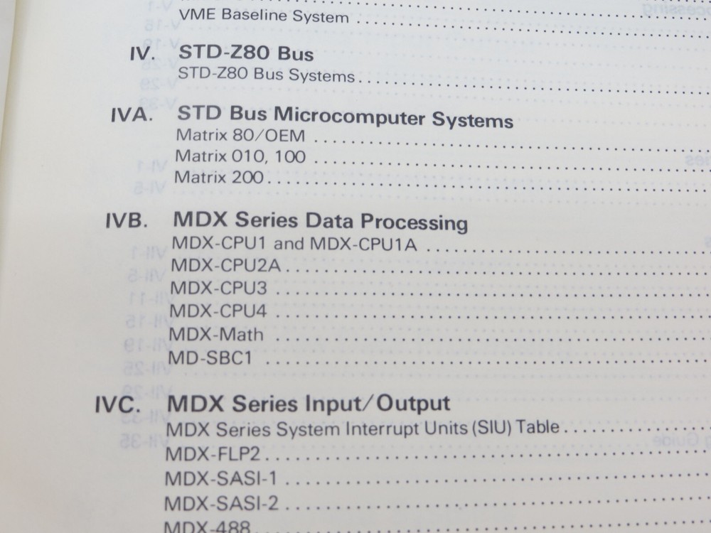 MOSTEK 1983 COMPUTER PRODUCTS DATA BOOK vintage computer tech book