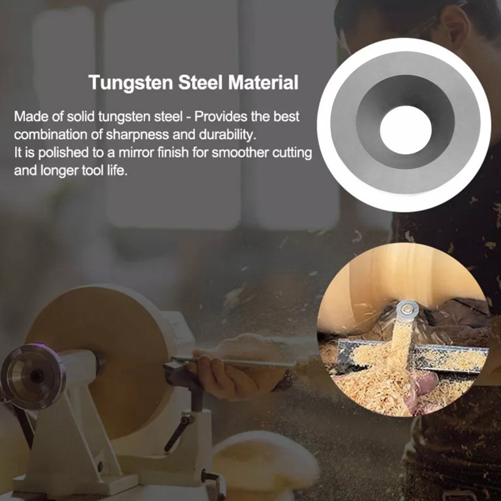 Professional grade round carbide inserts pack suitable for wood For Lathes