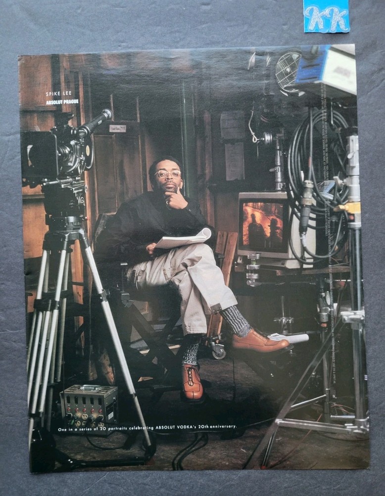 Spike Lee Absolut Prague Promo Print Advertisement 2000