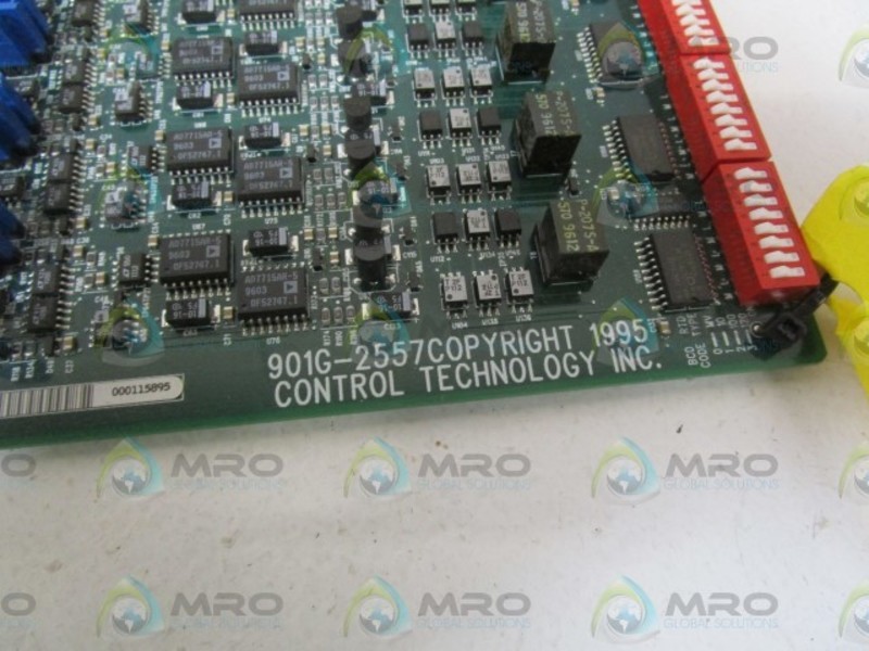 CONTROL TECH INC. INPUT MODULE 901G-2557 (REPAIRED) UNMP