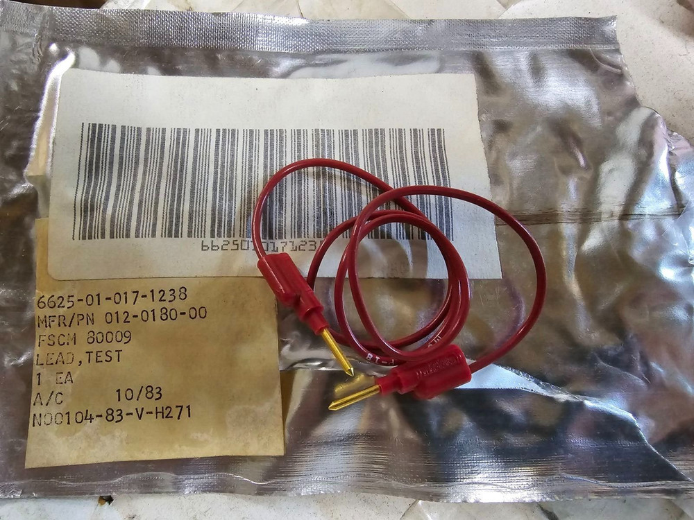 (2) TEKTRONIX TEST LEAD 012-0180-00 6625-01-017-1238
