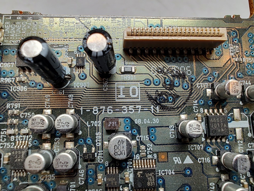 Sony HT-IS100 IR Input Output Connector Board 1-876-357-11 187635711 TESTED CF