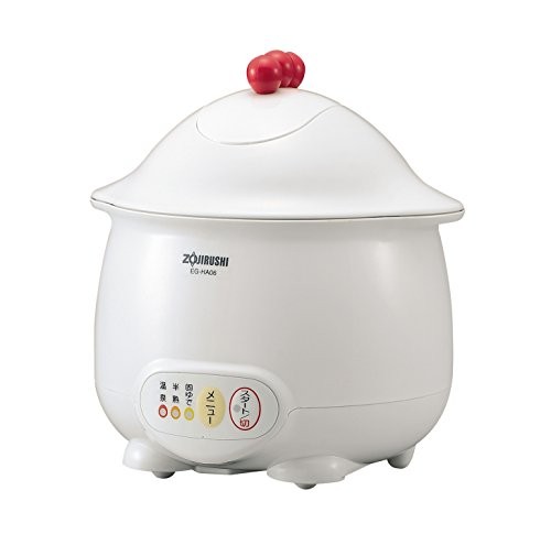 Zojirushi Egg DODODO Microcomputer Hot Spring Egg Device EG-HA06-WB White Japan