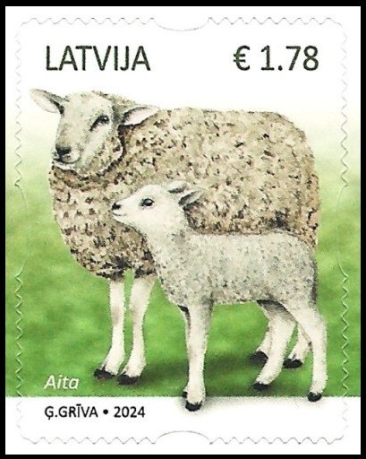 Latvia 2024 (01-2) Pets - Sheep