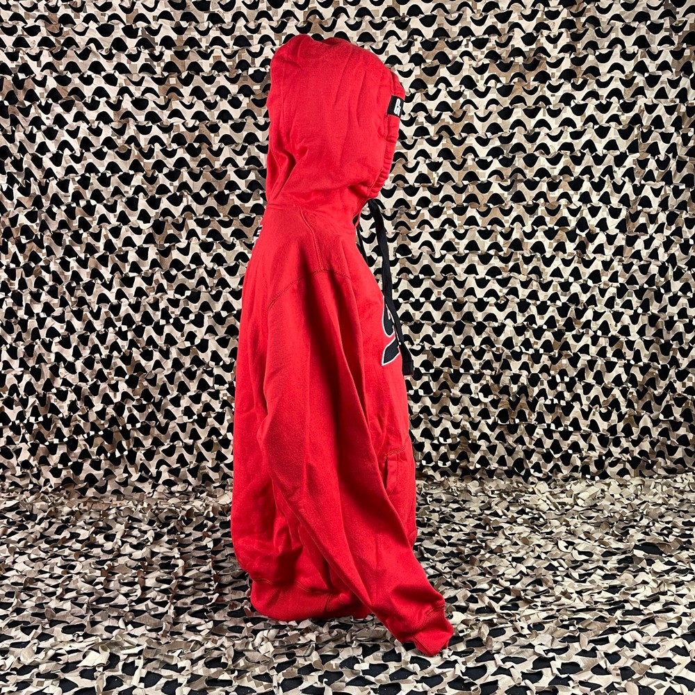 NEW SP Logo Pull Over Hooded Sweatshirt - Red - Large