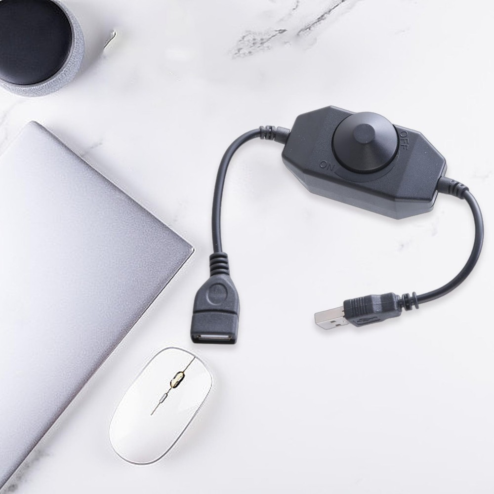 USB LED Knob Dimmer DC5V Ribbon Brightness Adjustable Switches Controller Con...