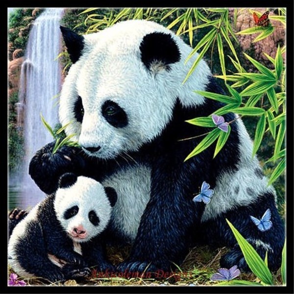 Counted Cross Stitch Kits Needlework Crafts DIY Chart - Panda