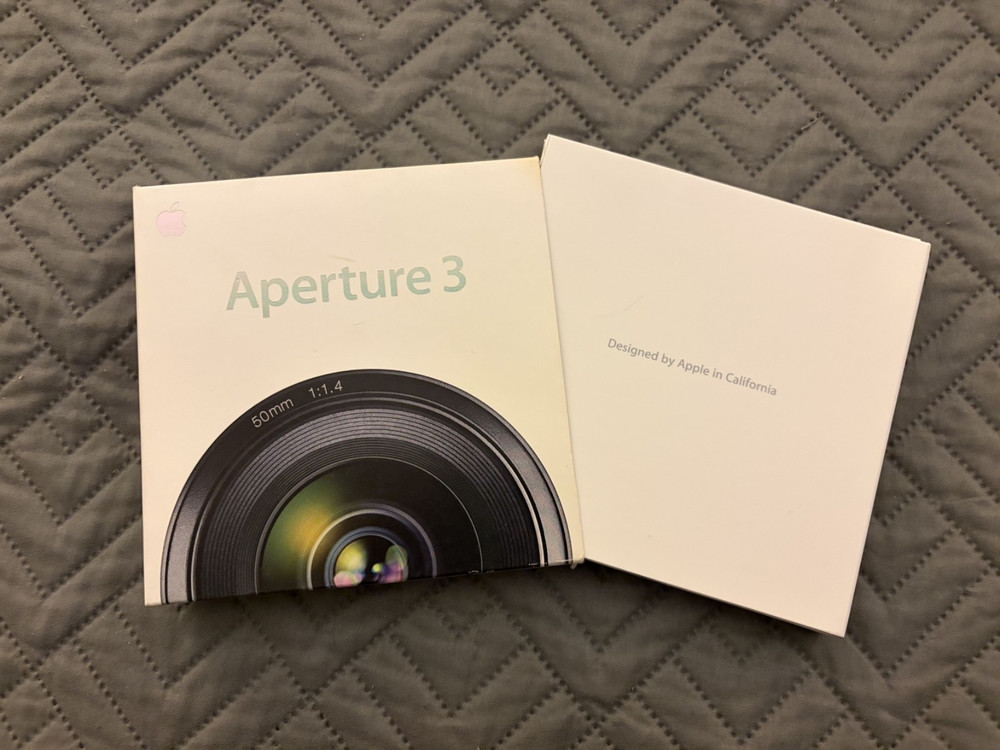 Apple Aperture 3 Software Installation DVD Retail Version V3.0