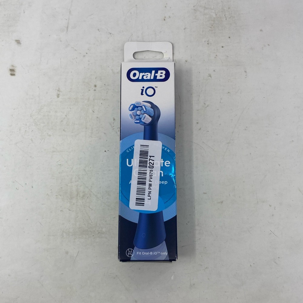 Oral-B iO Ultimate Clean Replacement Heads 4-Pack, Black