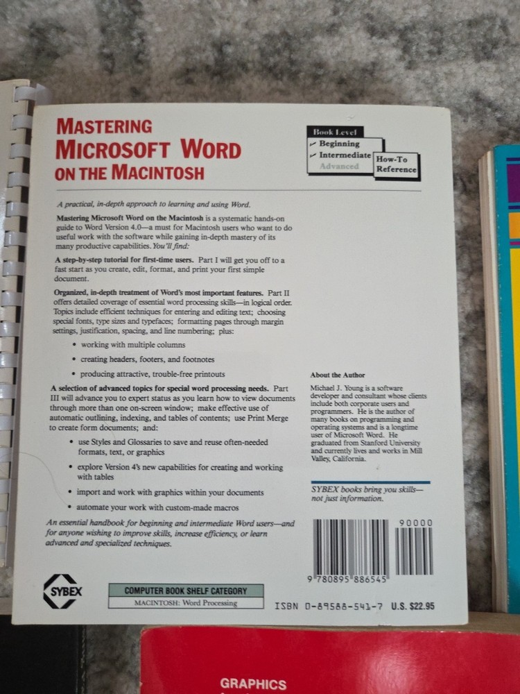 Lot ,Vintage Apple Computer 1980s Various Technical Guide Books