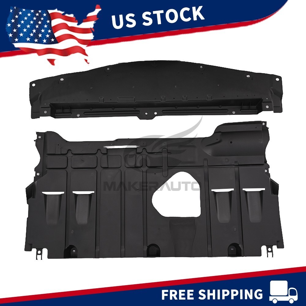 For 2010-2013 Mazda 3 Front & Rear Under Cover Engine Splash Shields Guard