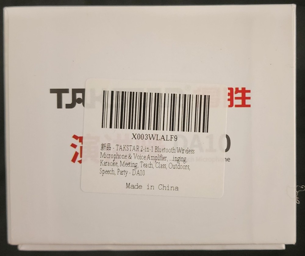 Takstar DA10 Wireless Bluetooth Mic & Speaker