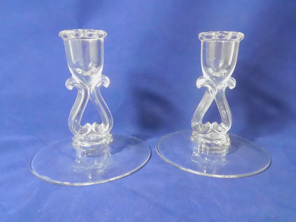 VIKING Crystal Princess Candleholders