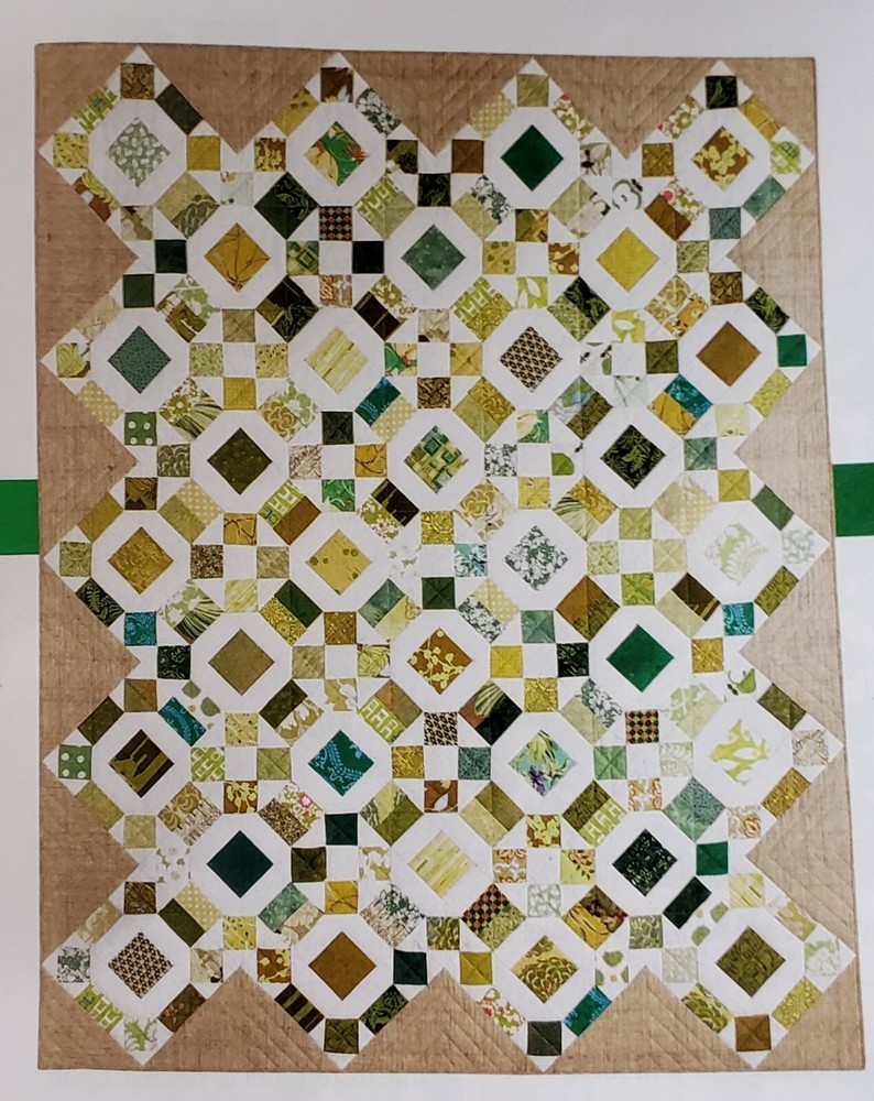 "Emeralds" Quilt Pattern from 2013 Magazine Intermediate