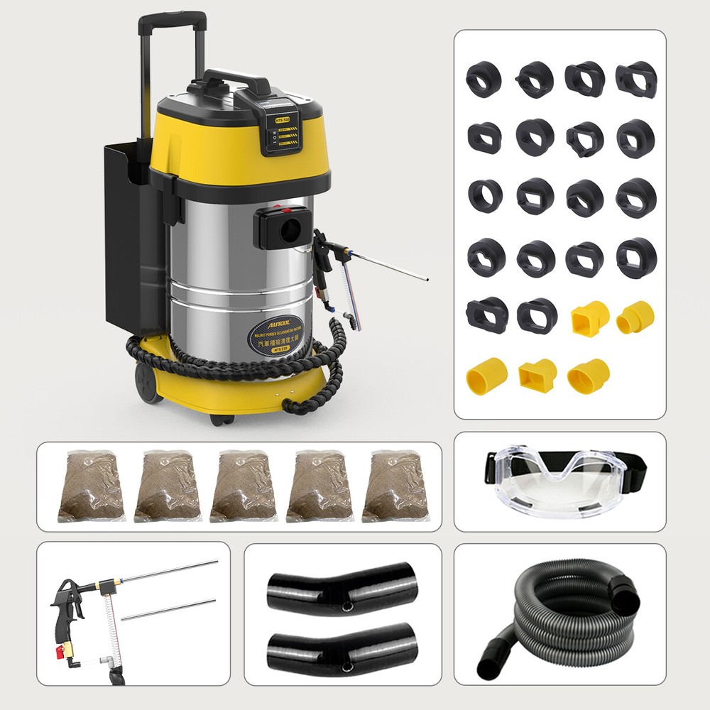 Walnut Sand Blasting Cleaning Machine Engine De-Carbon Intake Pipe Valve Cleaner
