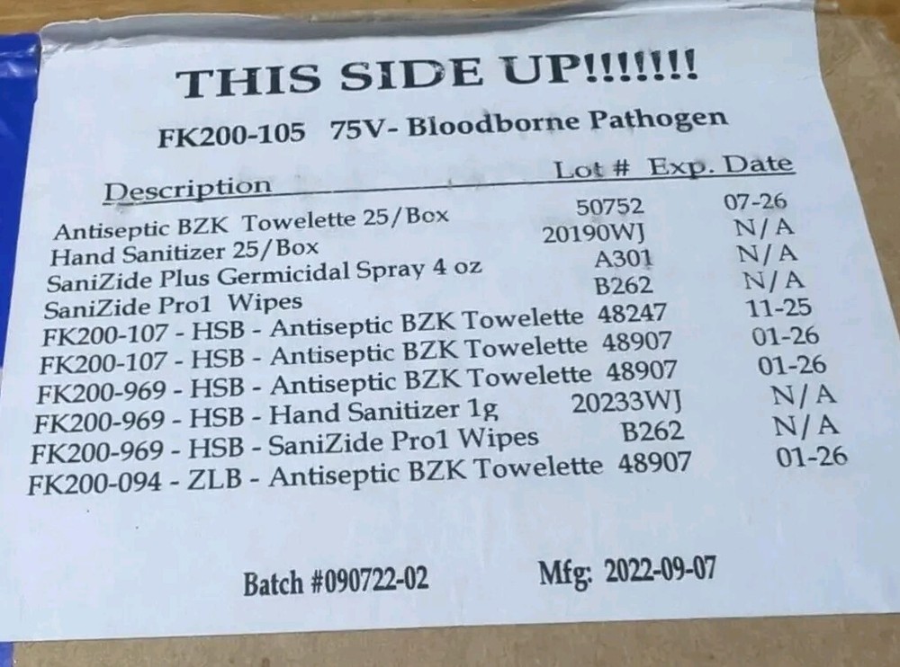 Bloodborne Pathogen CabinetFK200-105