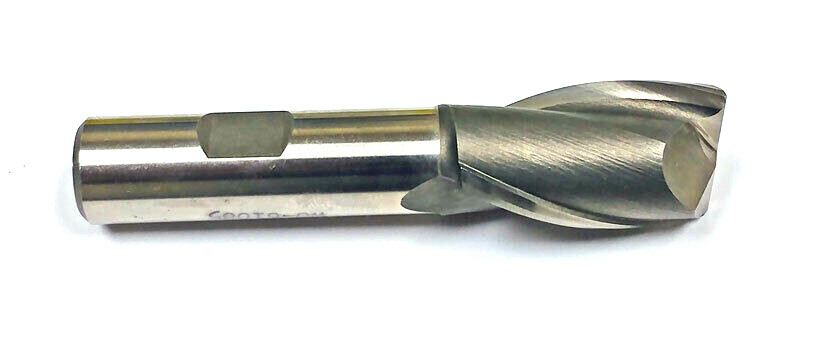 .853" 2-Flute HSS CC Plunge Cut End Mill, MF42101169