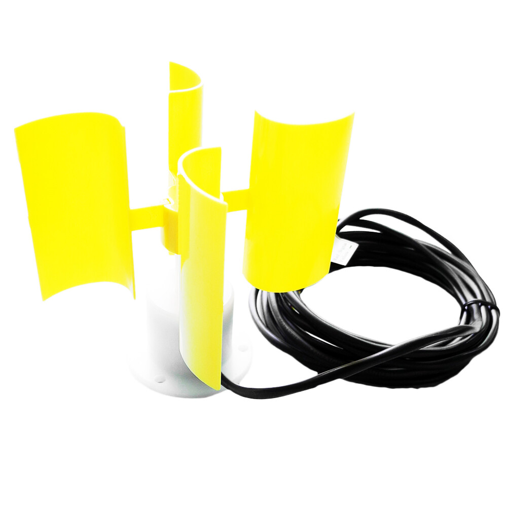 Wind Speed Sensor 12V/24V Voltage Output Anemometer +3M Cable Easy Installation