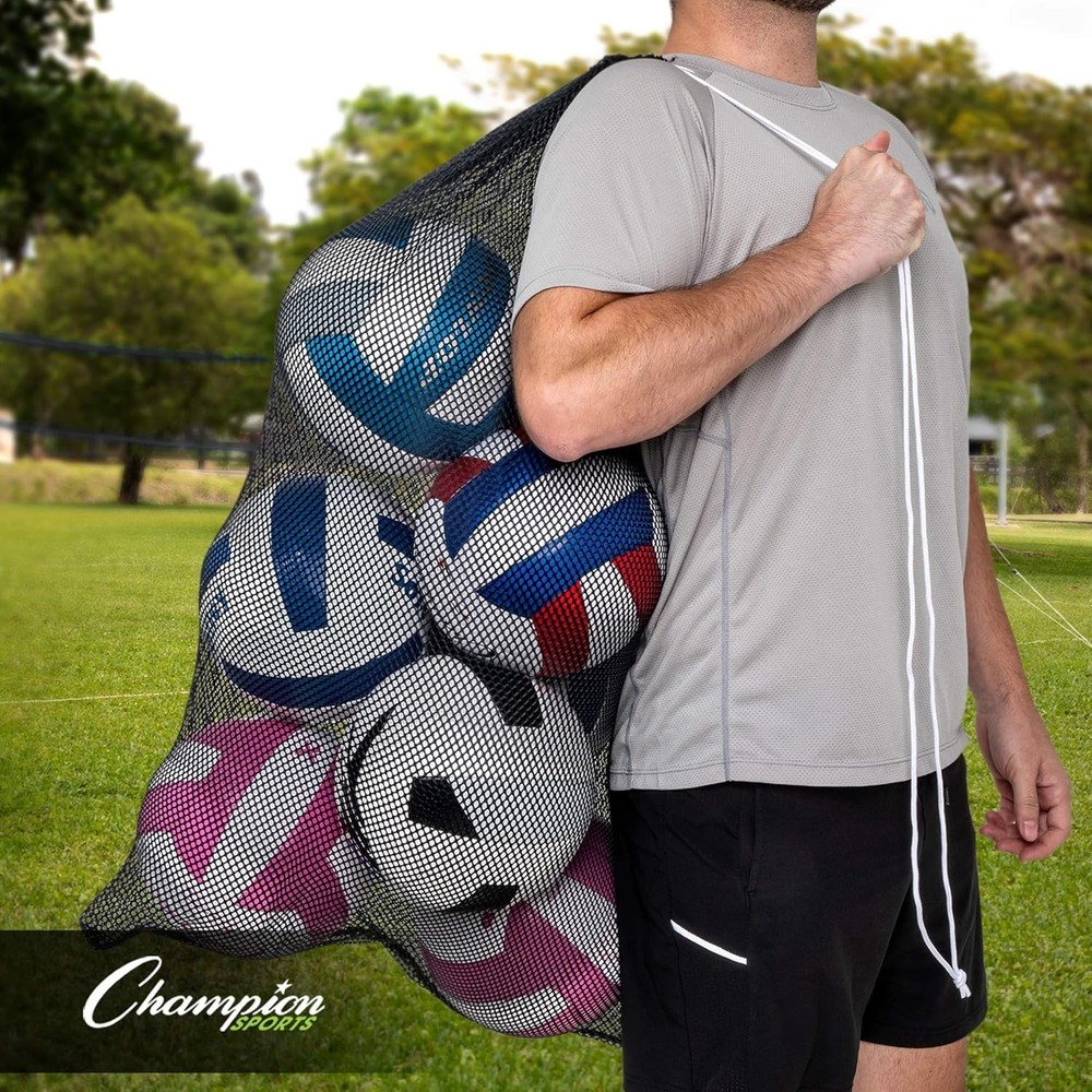 Breathable Drawstring Storage Bag for Balls & Gear