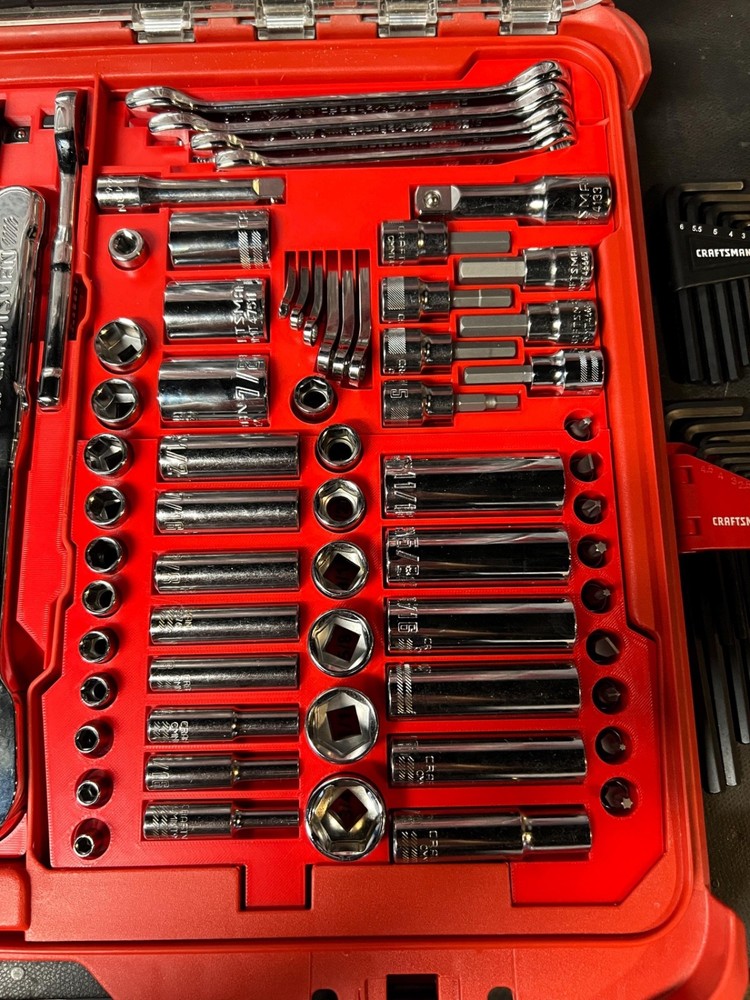 Craftsman Versa Stack 230 pc Socket Organizer for Milwaukee Packout