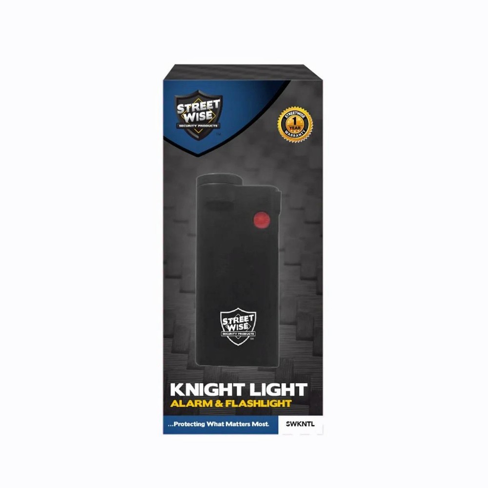 Personal Knight Security ALARM And Flashlight With a Blinding Lumen Strobe Light