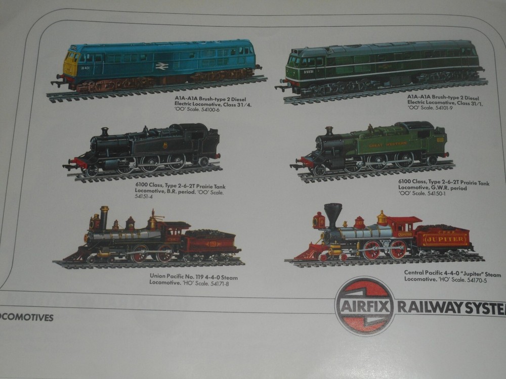 1976 AIRFIX RAILWAY SYSTEM Catalog First Edition Model Trains, Track Accessories