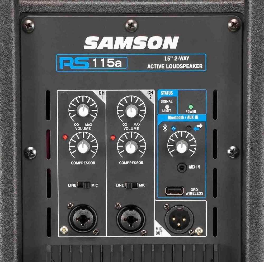 Samson RS115A 400W 2-Way Active Loudspeaker with Bluetooth - Open Box