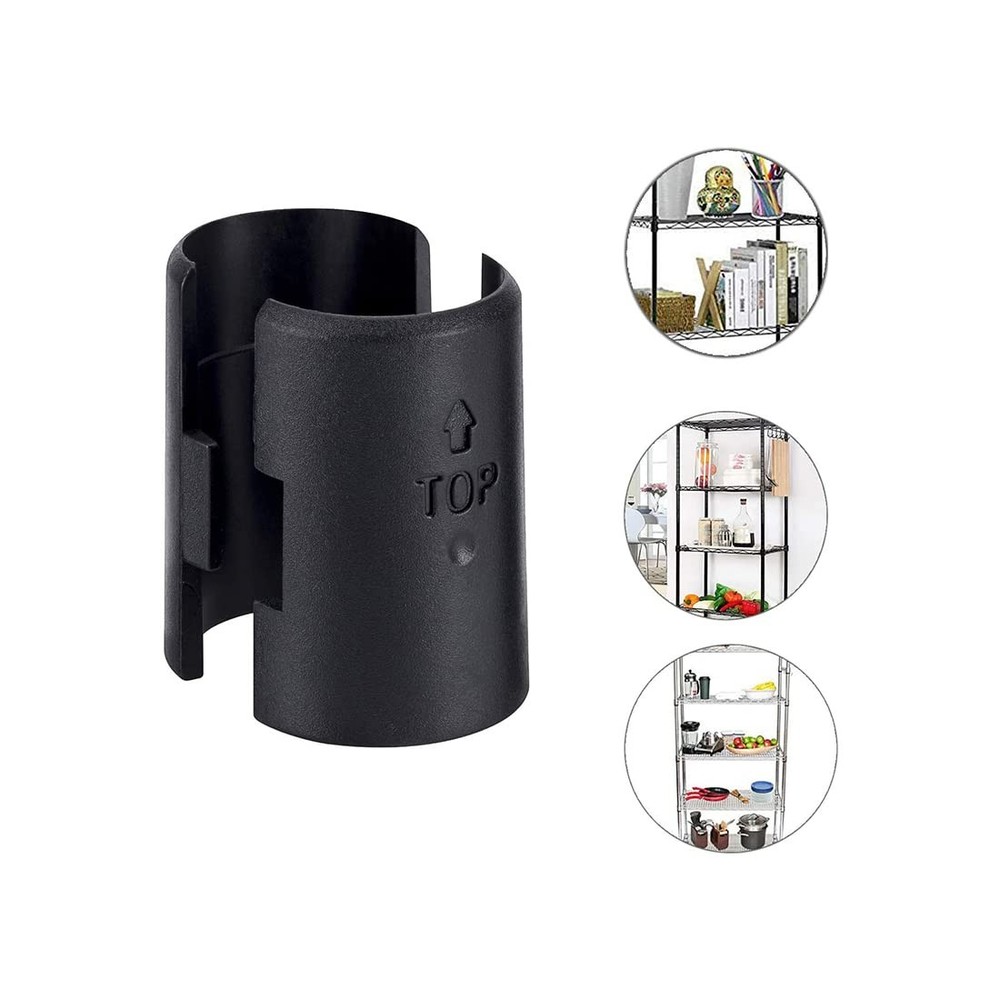 50 Pcs 1 Inch Wire Shelving Lock Clips Post Sleeve Replacements