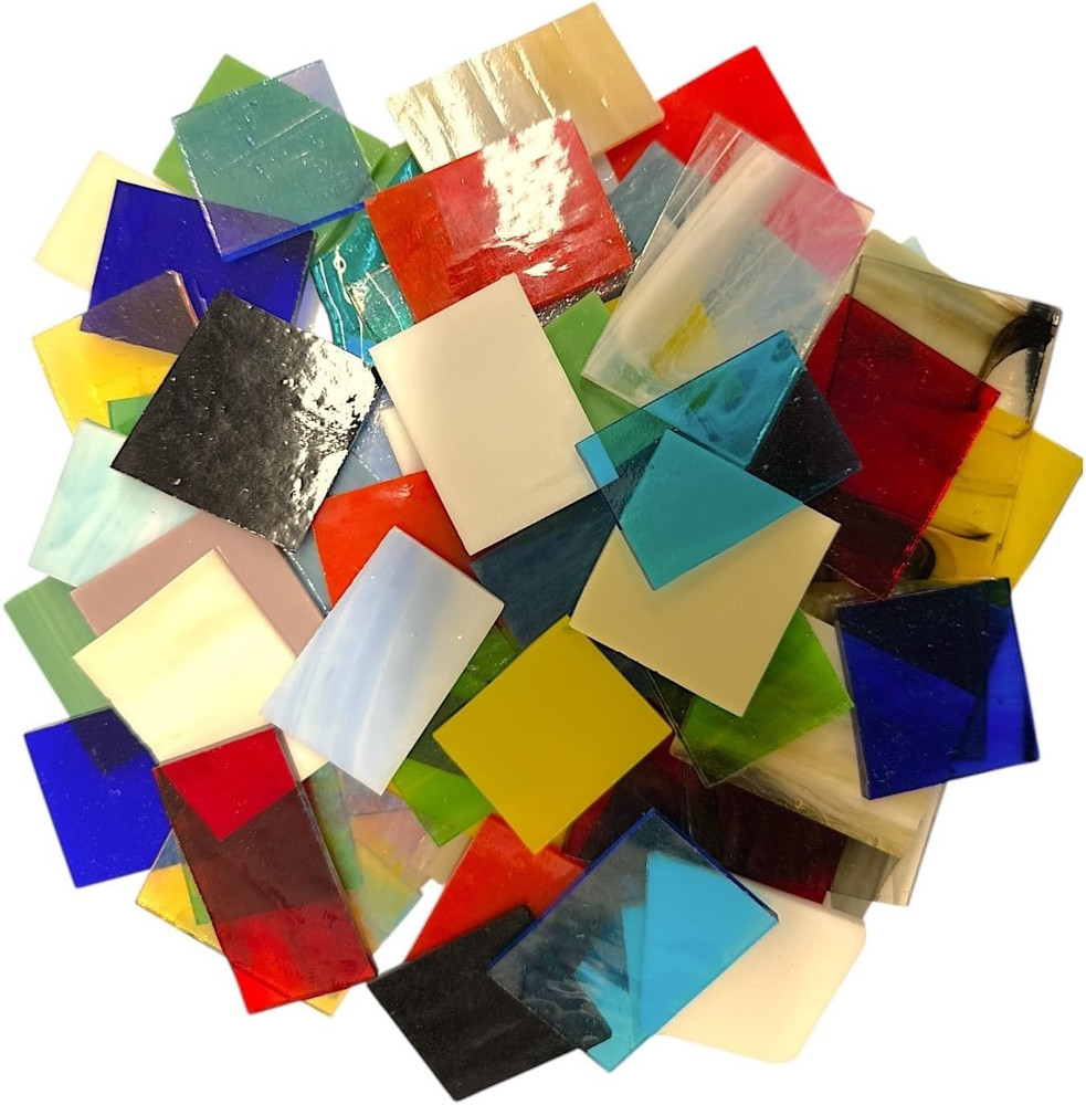 System 96 Variety Fusing Glass Scraps - COE 96 Scraps by
