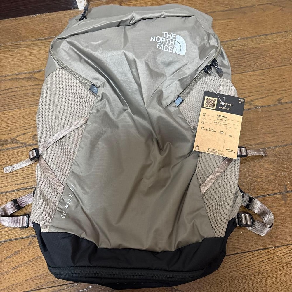North Face Backpack 22 Beige Gray From Japan