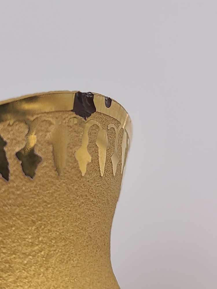 Turkish Goldini small vase 5" See Details