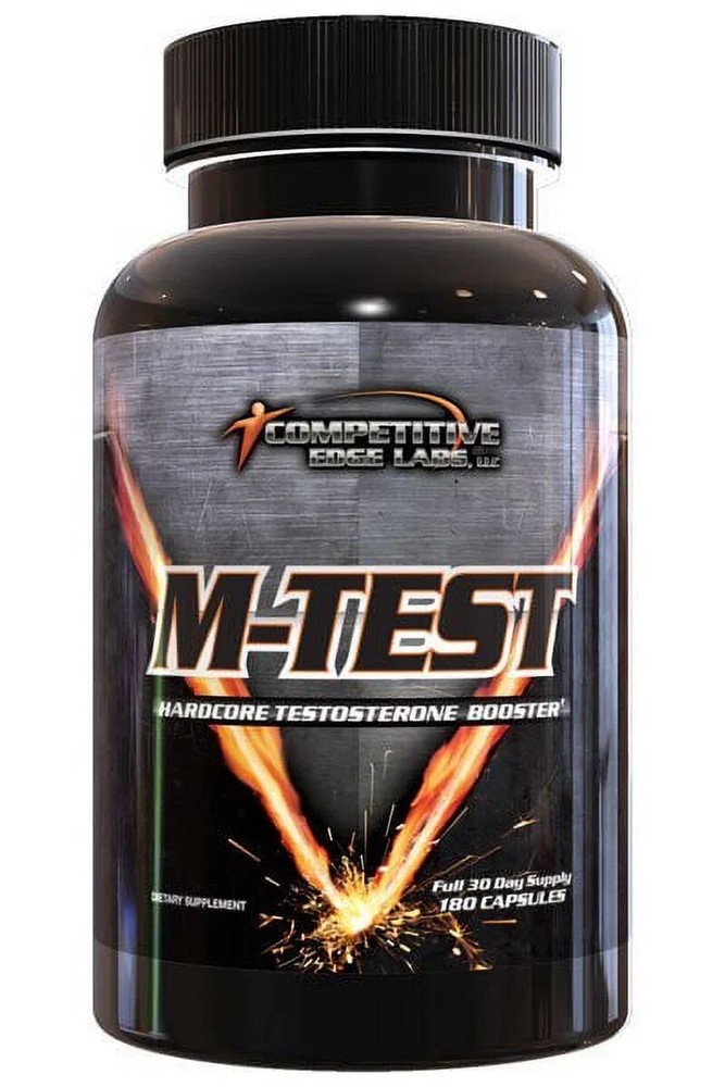 Competitive Edge Labs M-Test M Test Hardcore Testosterone Booster 180 Capsules